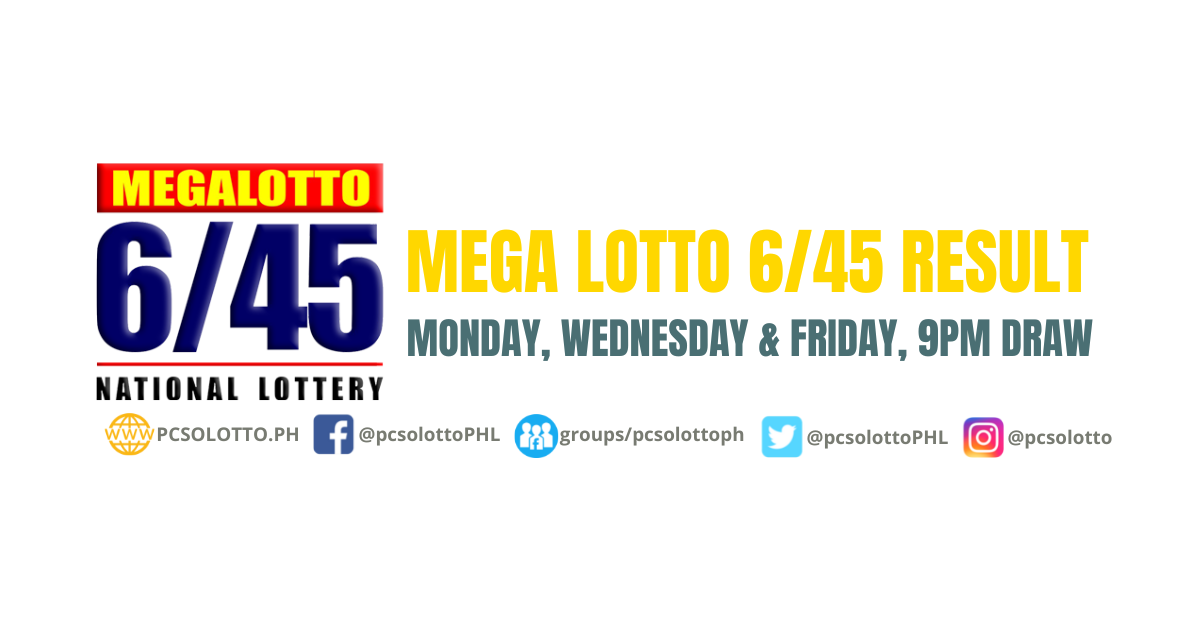 Mega Lotto 6/45 Result July 21, 2023 - Lotto Result Today